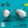 RESKIT RSU32-0236 Tornado 2250L underwing fuel tanks (RAF, RSAF) (2 pcs) (3D Printed) (1/32)